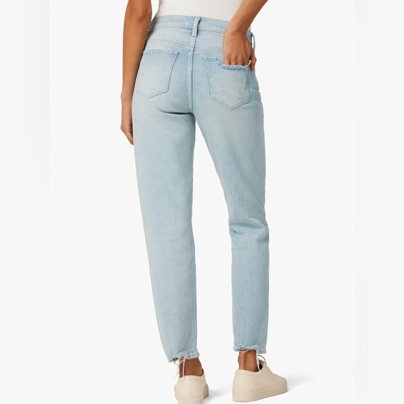 Joe’s Jeans The Lara Mid Rise Cigarette Ankle Jeans Wash Out Light Blue- Sz 27 - Picture 5 of 16